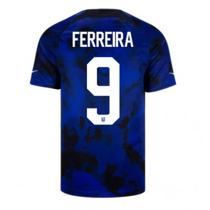 Forenede Stater Jesus Ferreira #9 Replika Udebanetrøje VM 2022 Kortærmet